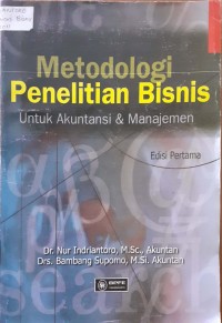 Metode Penelitian Bisnis untuk Akuntansi & Manajemen