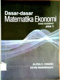 Dasar- dasar Matematika Ekonomi