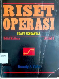 RISET OPERASI SUATU PENGANTAR